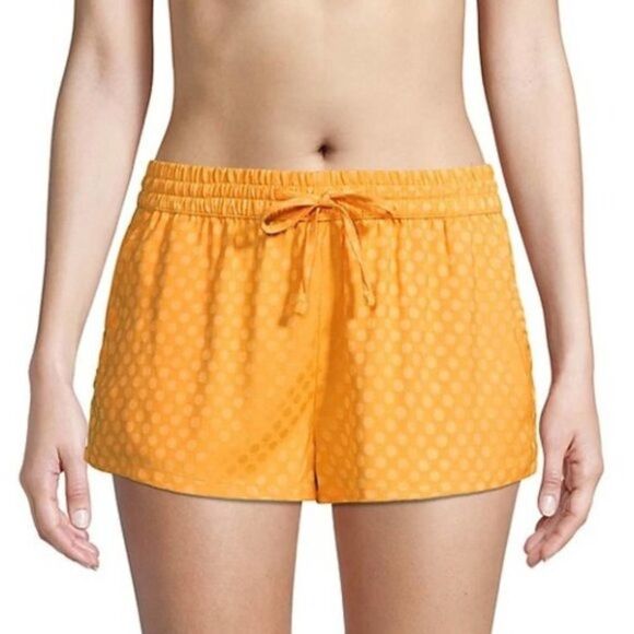 ONIA Aleen Printed Drawstring Cover-up Shorts - Picture 1 of 10